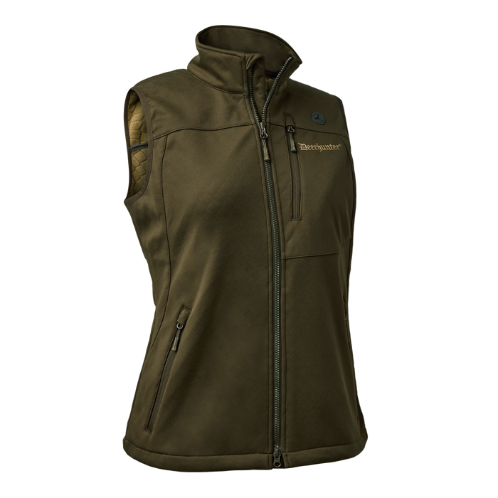 Lady Excape Softshell-Weste Art Green - Deerhunter