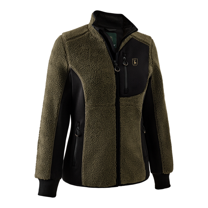 Lady Roja Faserpelzjacke Adventure Green - Deerhunter