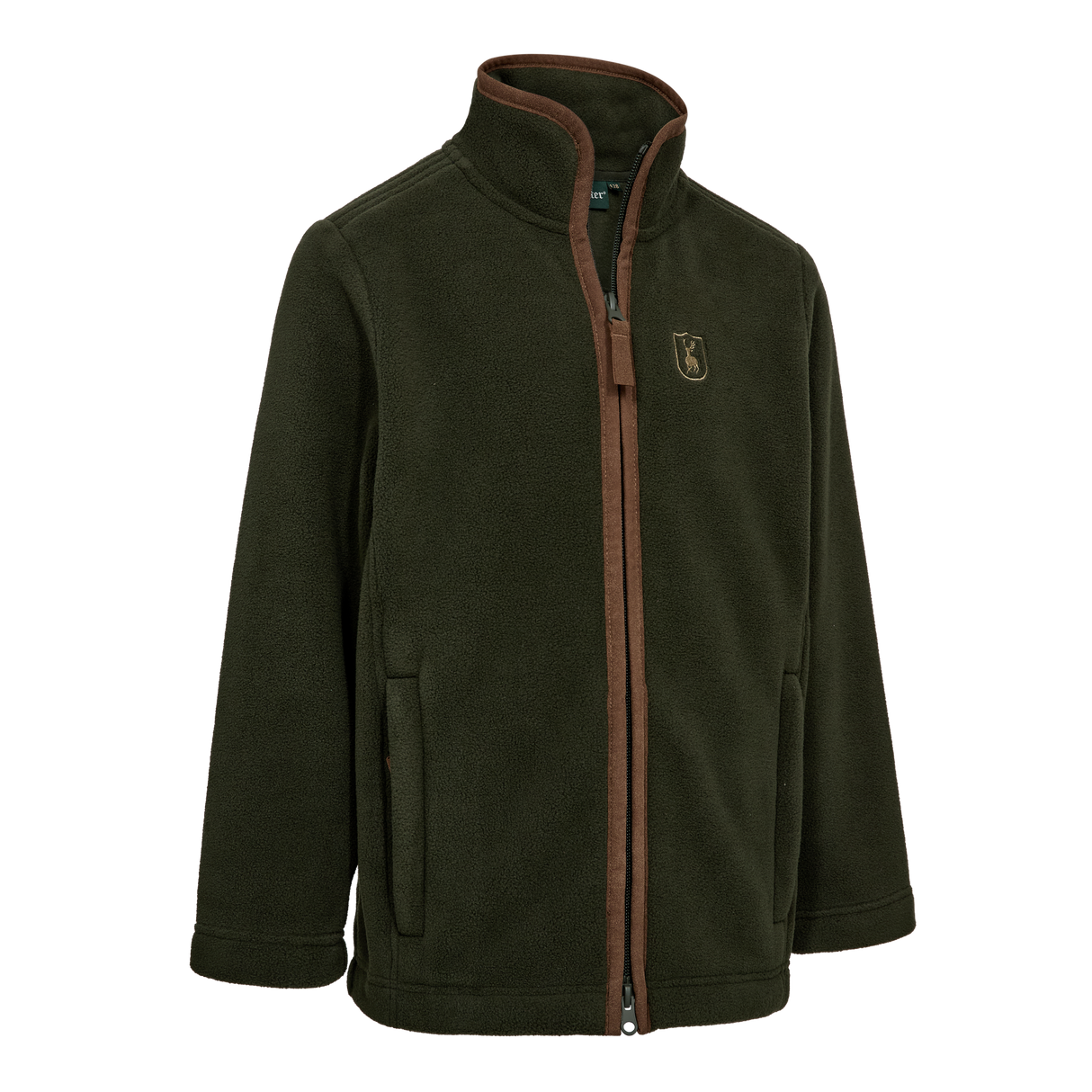 Youth Cumbria Fleecejacke - Forest Ember – Deerhunter