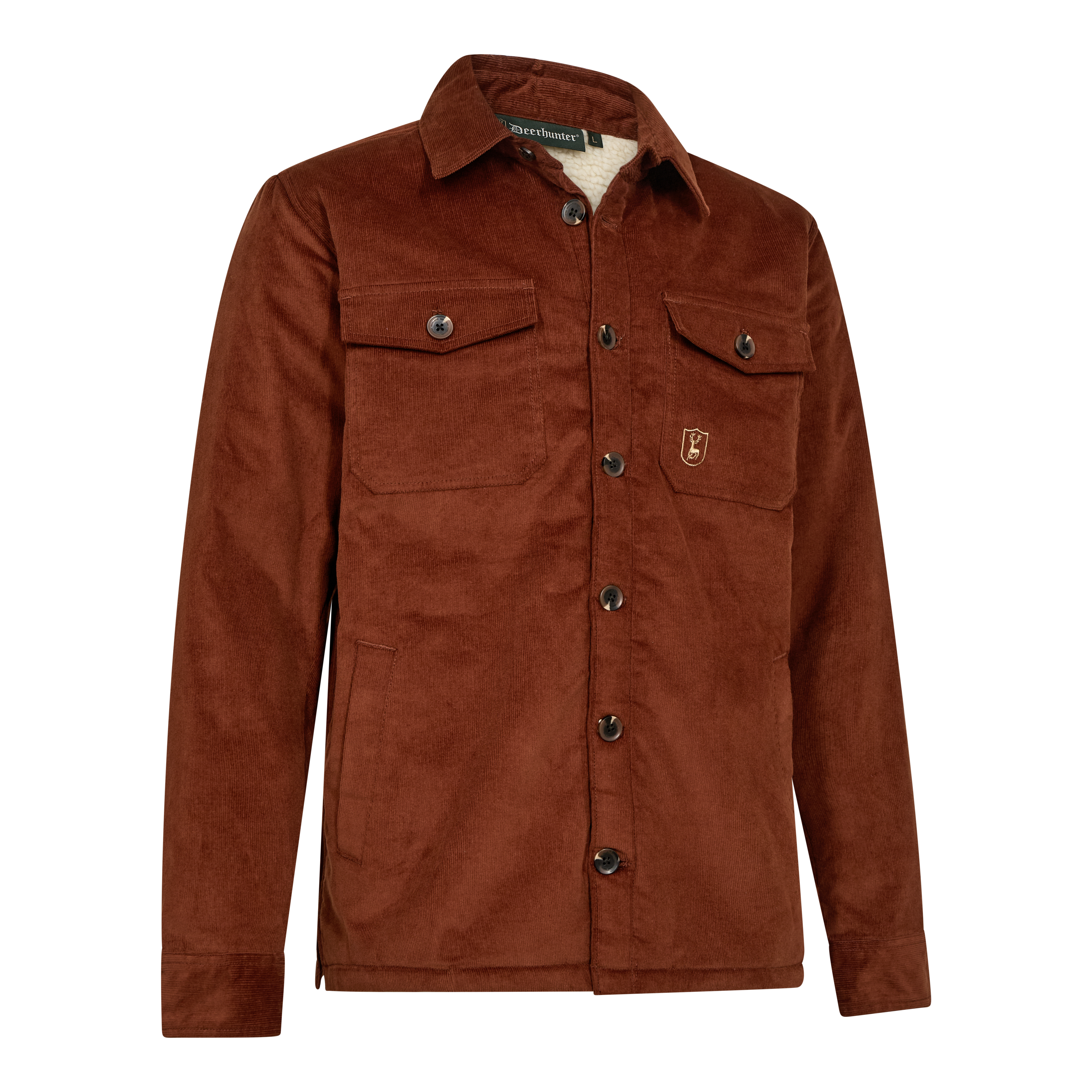 Sherpa-gefütterte Cordjacke - Rustleaf – Deerhunter