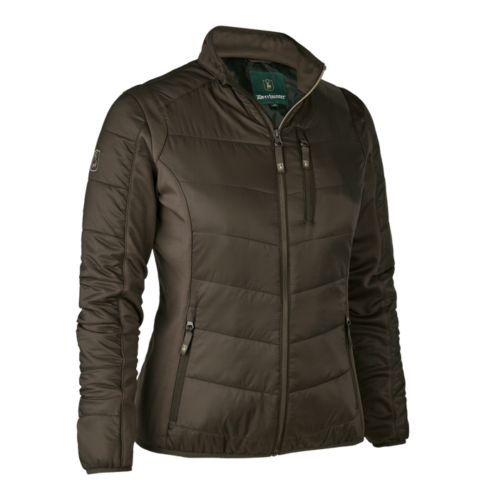 Lady Heat Wattierte Jacke – Holz – Deerhunter