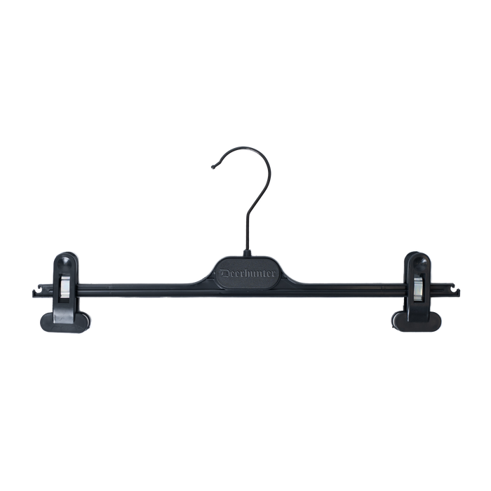 Hosenbügel mit Clips - 38 cm Schwarz - Deerhunter