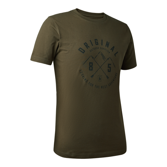 Nolan T-Shirt - Deep Green - Deerhunter