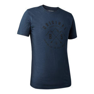 Nolan T-Shirt Dunkelblau - Deerhunter