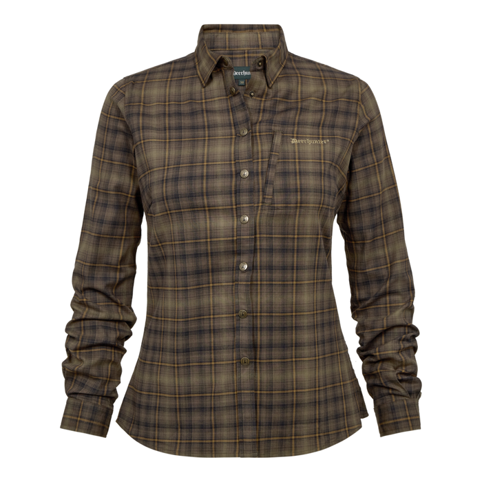 Lady Emery Hemd Green Check - Deerhunter