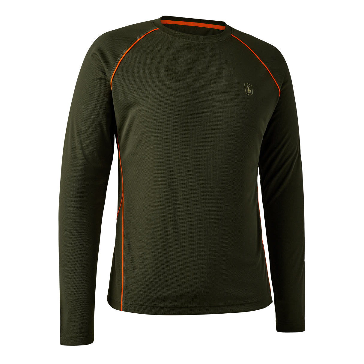 Chamois T-Shirt mit langen Ärmeln Forest Green - Deerhunter