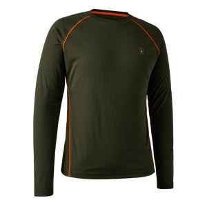 Chamois T-Shirt mit langen Ärmeln Forest Green - Deerhunter