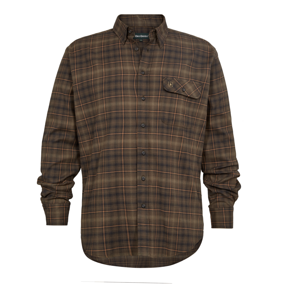 Eric Hemd Green Check - Deerhunter