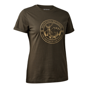 Lady Ella T‑Shirt Adventure Green - Deerhunter