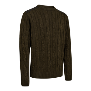 Randall Strickpullover mit Rundhalsausschnitt Art Green - Deerhunter