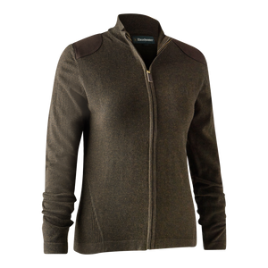 Lady Darlington Strickcardigan - Dark Elm - Deerhunter