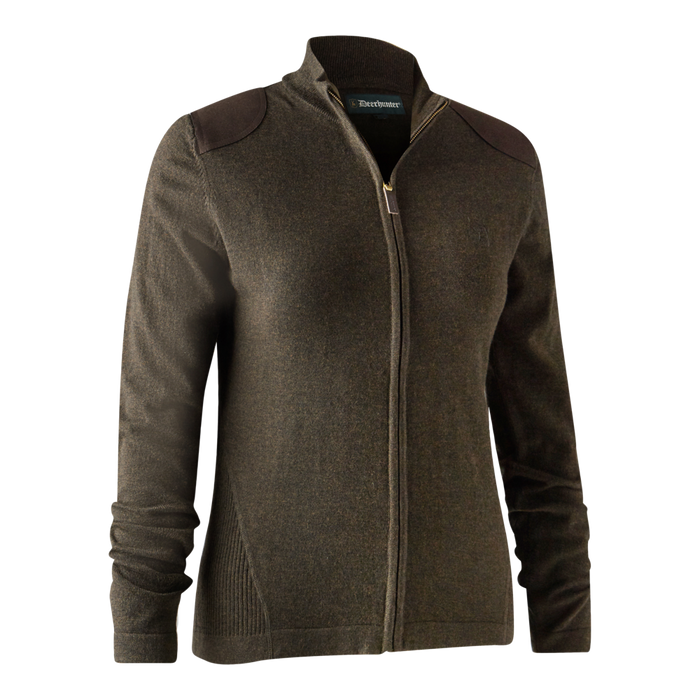 Lady Darlington Strickjacke – Dark Elm – Deerhunter