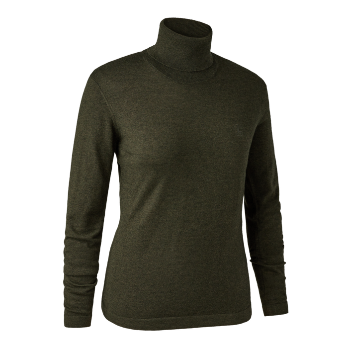 Rollkragenpullover Lady Darlington – Grün – Deerhunter