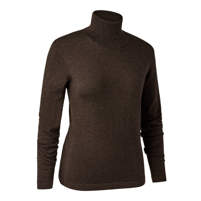 Rollkragenpullover Lady Darlington – Dark Elm – Deerhunter
