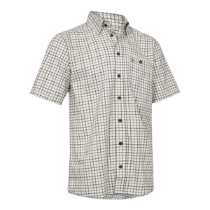 Gavin Hemd S/S - Beige Check – Deerhunter