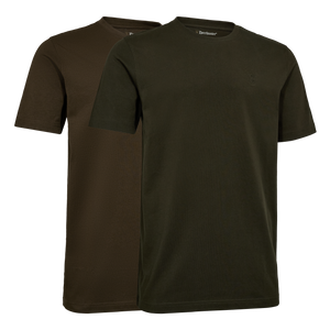 2er-Pack T-Shirts - Fallen Leaf / Timber – Deerhunter