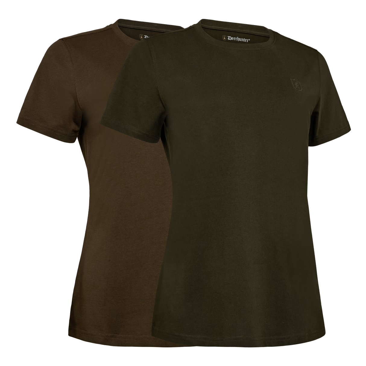 Damen 2er-Pack T-Shirts - Fallen Leaf / Timber – Deerhunter