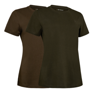 Damen 2er-Pack T-Shirts - Fallen Leaf / Timber – Deerhunter