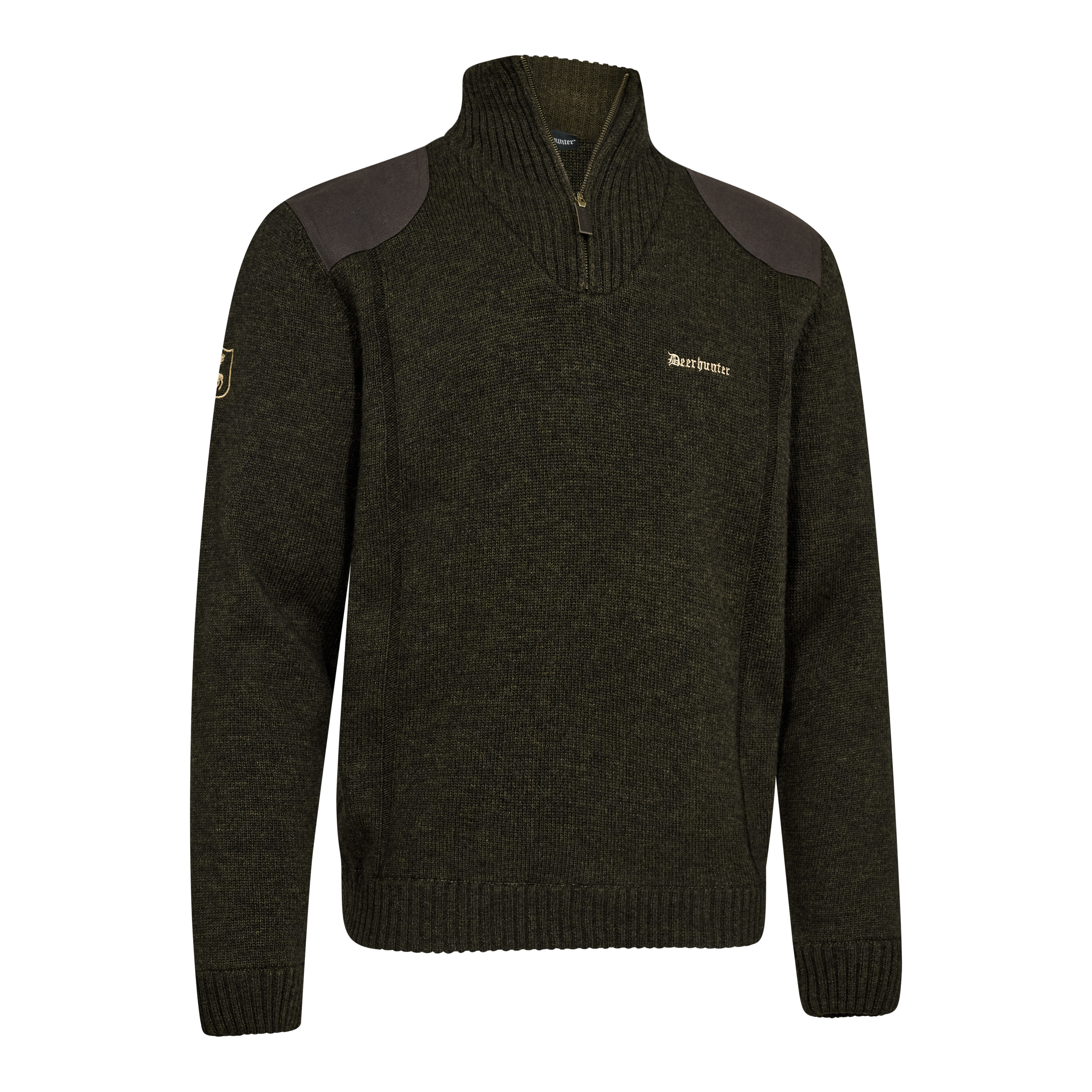 Finley ½-Zip-Strickpullover - Ridgewood Melange – Deerhunter