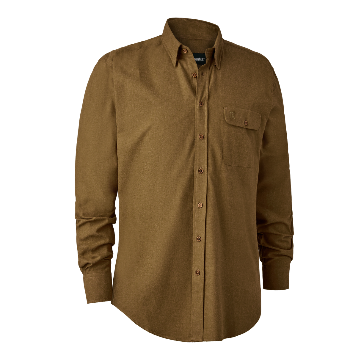 Liam Hemd Ocher Brown - Deerhunter