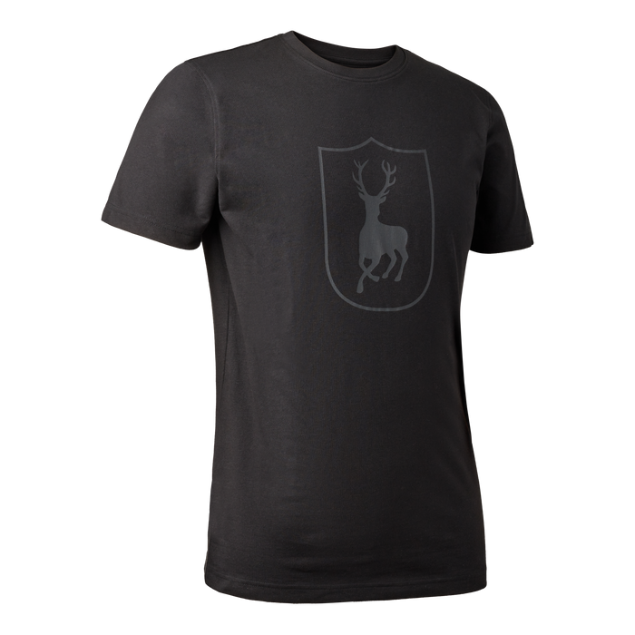 Logo T-Shirt Schwarz - Deerhunter
