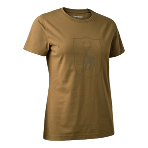 Damen-T-Shirt mit Logo Butternut - Deerhunter