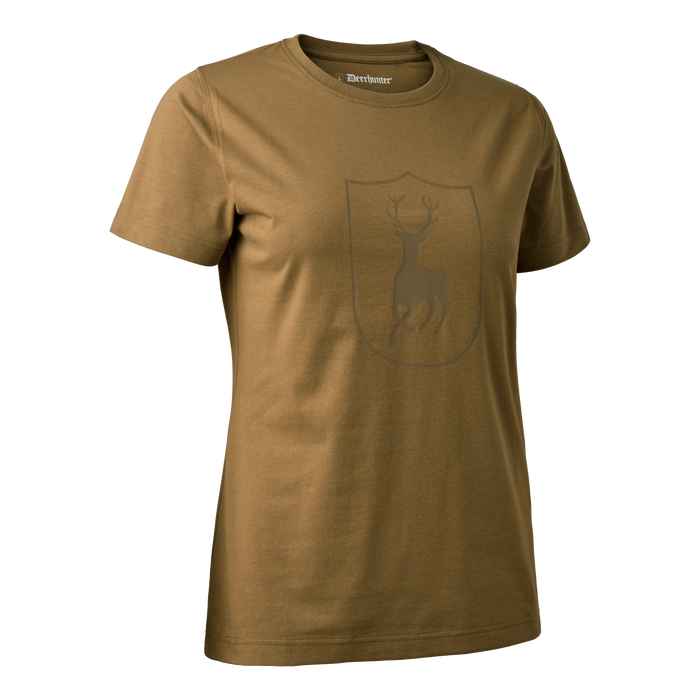 Damen-T-Shirt mit Logo Butternut - Deerhunter