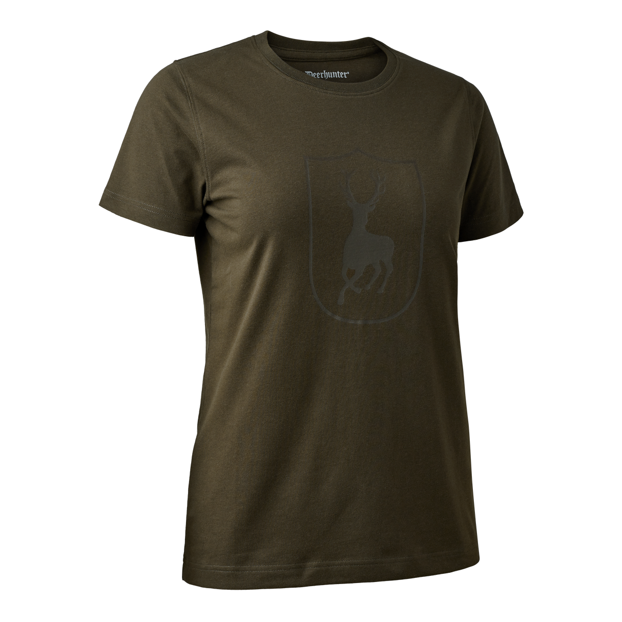Damen T-Shirt mit Logo Fallen Leaf - Deerhunter