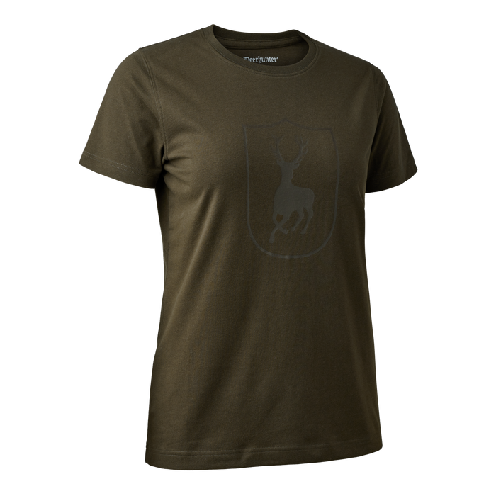 Damen T-Shirt mit Logo Fallen Leaf - Deerhunter