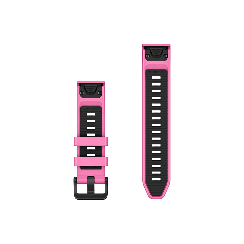 QuickFit® 22 remme, Pink Aurora silikone (Dykkersæt med 3 dele) 2