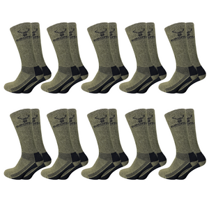10er-Pack Jagdsocken – European Hunter Grün/Schwarz – European hunter