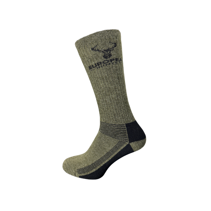 10er-Pack Jagdsocken Grün/Schwarz - European Hunter