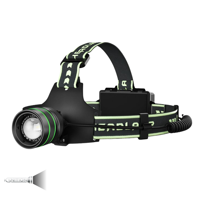 Extrem leistungsstark – Stirnlampe 10.000 Lumen + Powerbank - Ignition