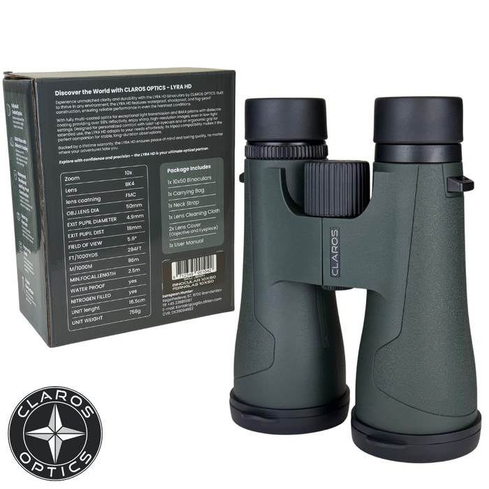 Lyra HD Fernglas 10x50 - Claros