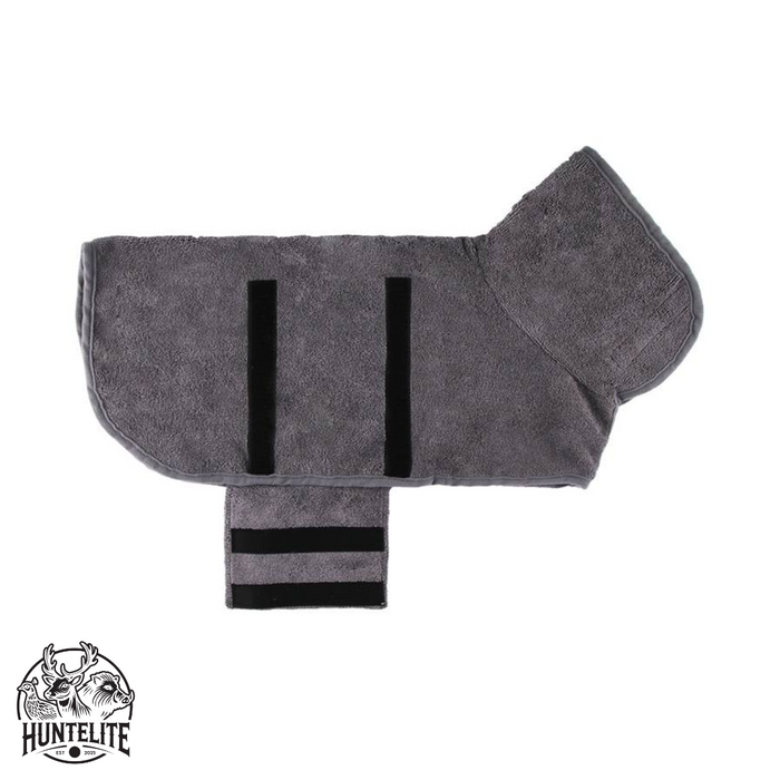 Hundeweste - Trockenweste - Trockendecke Grau - HuntElite