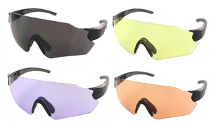 Schießbrille Connect X Set Grau/Orange/Lila/Gelb - Evolution Eyewear