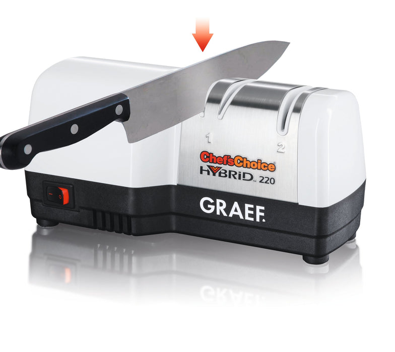 Graef Messerschärfer Hybrid – 20° Schärfwinkel