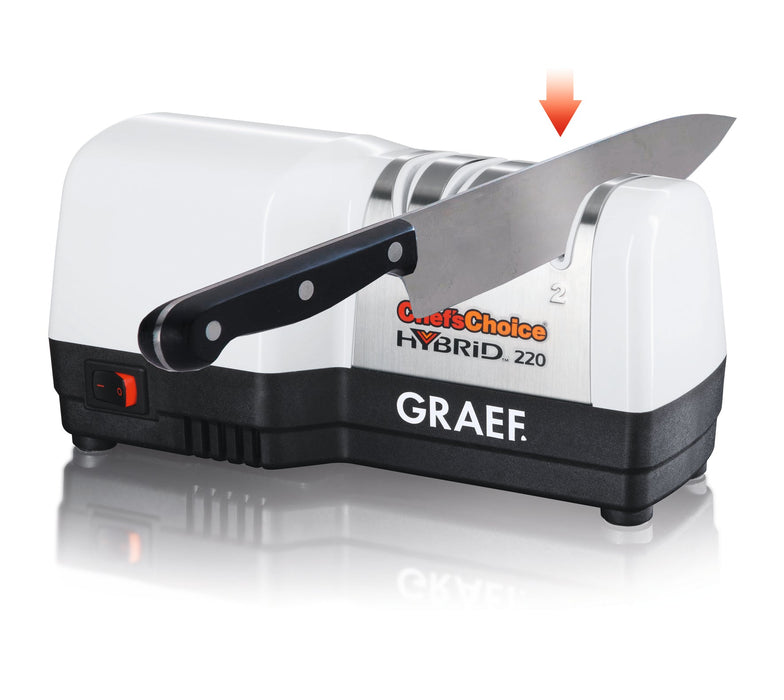 Messerschärfer Hybrid 20° Schleifwinkel - Graef