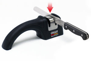 Messerschärfer PRONTO mit Diamantscheibe 20° Schleifwinkel - Graef