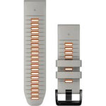 Quickfit 22 mm urremme, Fog Gray/Moss silikone 3