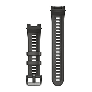 22 mm remme (Instinct® 3 - 45 mm/Instinct Crossover AMOLED), Charcoal silikone med metalspænde 1