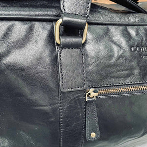 London Reisetasche – Schwarz – Corium