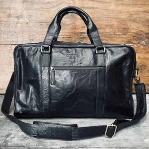 London Reisetasche – Schwarz – Corium