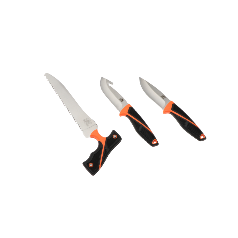 Messerset mit 2 Messern und 1 Säge in Nylonscheide - Buffalo River