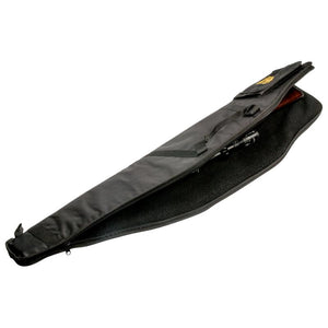 Gewehrfutteral 120 cm Schwarz mit Tasche und Gurt - Buffalo River