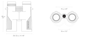 Frontier ED X 10x42 Grün - Hawke