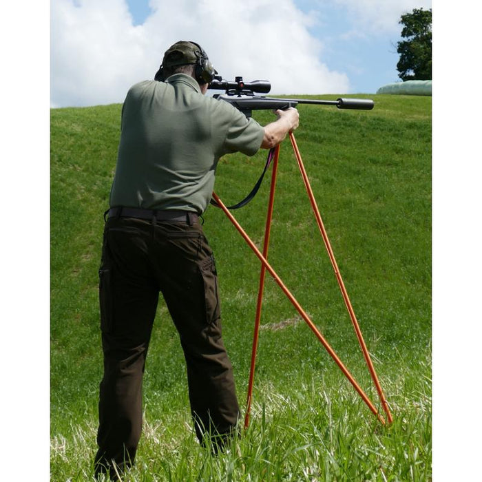 Ultimate Vierbeiniger Schießstock aus Leder - 4Stablestick