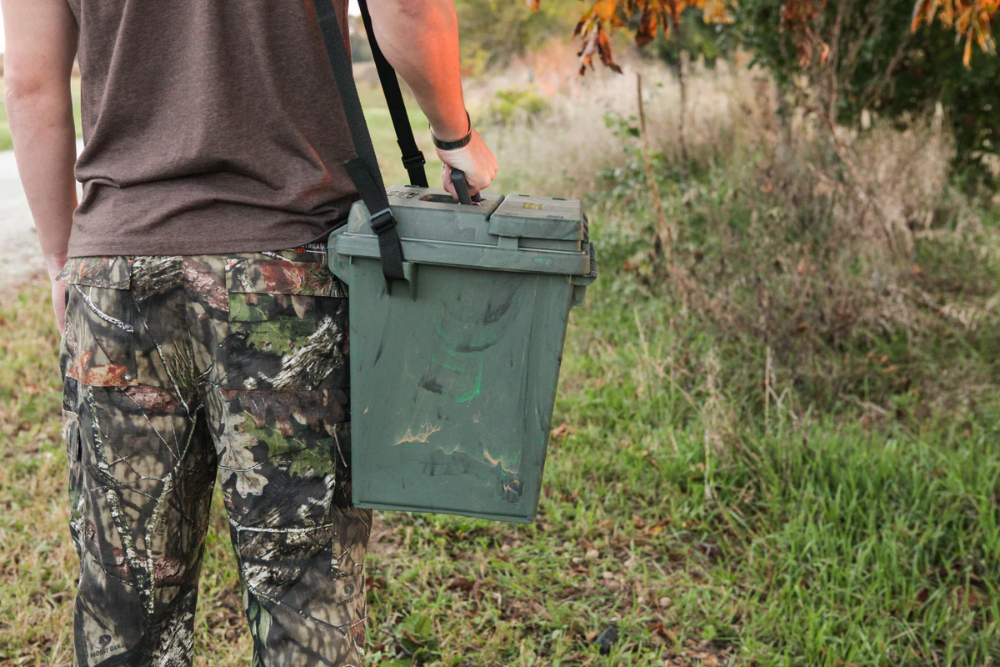 MTM Lockkiste mit Tragegurt in Camo – MTM