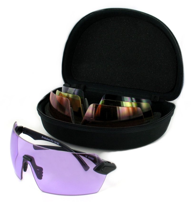 Evolution Eyewear Schießbrille Connect X - Grau – Evolution Eyewear