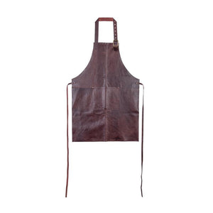 Schürze Florens aus Leder Cognac